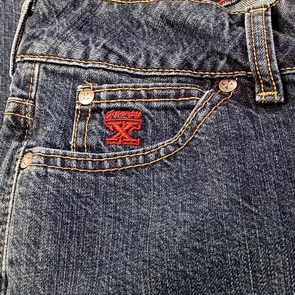 Twenty X Jackson Lower Rise Bootcut Blue Jeans Size 5/6×31 - Picture 15 of 16